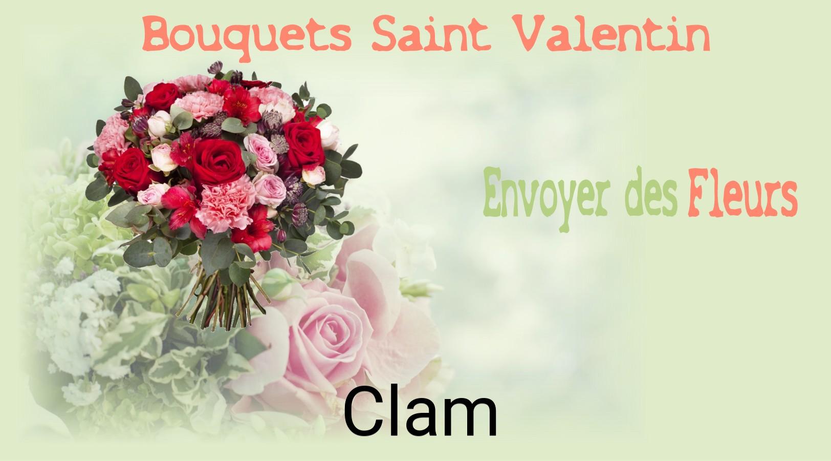 Roses de Saint-Valentin livrées à Clam
